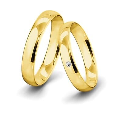 Trauring-Gelbgold-4-5mm-C-mit-diamant-002ct-poliert