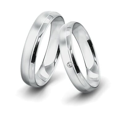 Trauringe-Platin-Profil-C-mit-Diamant-0-025-ct