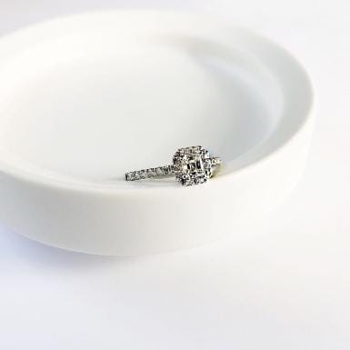 Verlobungsring Firework 0,86 ct. (Solitärring) aus 585 Weißgold mit Diamant (0,86 ct.)