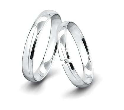 Eheringe 4 mm Spannring