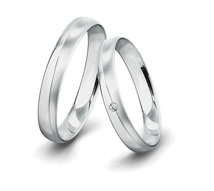 Eheringe 4 mm Diagonal Fuge
