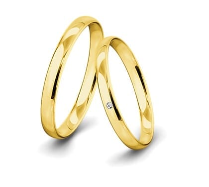Trauring-Gelbgold-3mm-C-mit-diamant-002ct-poliert