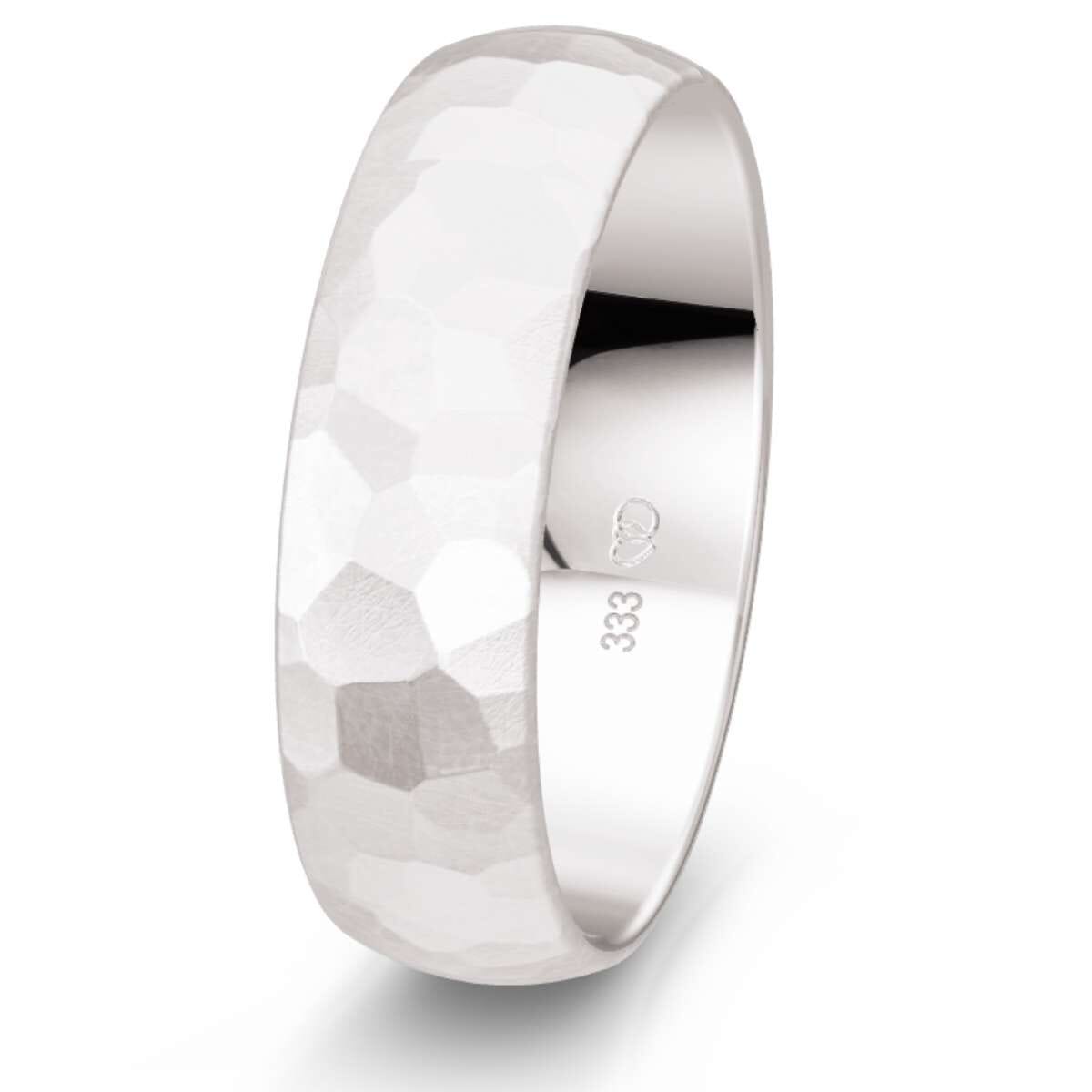 Flongo Herenring, brede herenring, 8 mm roestvrij staal, zwart, Valentijnsdag, liefde, paar, verloving, verloving, huwelijk, gepolijst, herenaccessoires, Roestvrij staal, Geen edelsteen